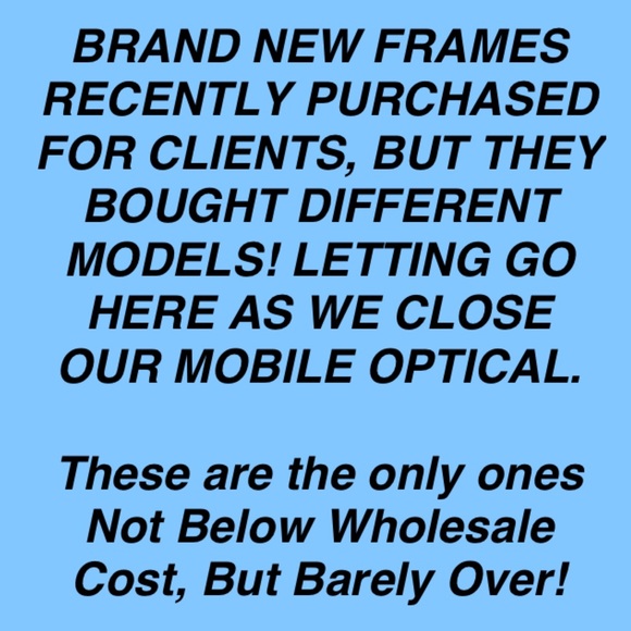 NEWLY ORDERED - BRAND New Frames! - Picture 1 of 1